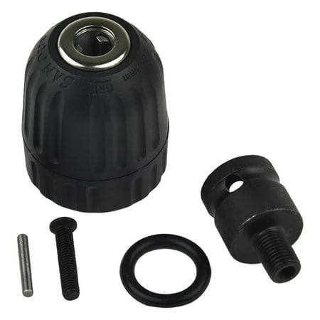 

Keyless Drill Chuck 3/8-24Unf 0.8-10Mm Thread Drill Bit Adapter For Impact Drill