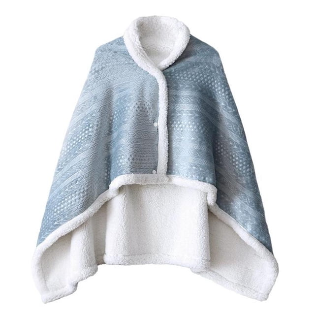 Manta de franela suave y cálida para primavera y otoño para mujer, chal para usar, manta para dormir la siesta