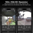thumbnail image 4 of Open Box Wyze Battery Video Doorbell with 1536x1536 HD, Wireless/Wired Security Camera, Color Night Vision and Two-Way Audio, 4 of 7