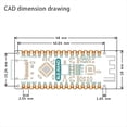 thumbnail image 4 of Adecuado para Nano Upgrade/CC2540 BLE Bluetooth 4.2/Ble Nano Interfaz de Placa Base Tipo C Integrada, 4 of 5