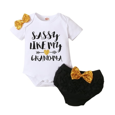 

Kucnuzki 18 Months Baby Girl Fall-Winter Outfits Shorts Sets 24 Months Short Sleeve Sweet Letter Prints Romper Tops Elastic Cozy Brief Shorts 2PCS Set White