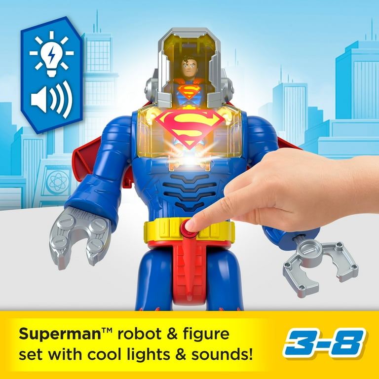 Imaginext DC Super Friends Superman Insider & Exo Suit Robot 6