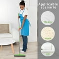 thumbnail image 2 of LandHope Rubber Carpet Broom with 50"Long Handle&Squeegee Edge for Pet Hair,Cleaning Windows,Green, 2 of 7