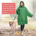 thumbnail image 4 of Wearable Oversized Blanket,Green Bigfoot and Campfire Pattern Wearable Blanket Hoodie for Adults,Cozy Hooded Blankets with Super Pockets,Super Warm Fuzzy Pullover for Women & Men, 4 of 6