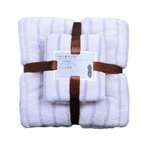 Shpwfbe Bathroom Accessories Bath Towels Coral Velvet Suit Gift Towel Gift Soft Absorbent Son & Mother Towel Set（Towel :35*75Cm;Bath Towel: 70*140Cm） Towels For Bathroom