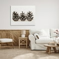 thumbnail image 2 of Stupell Industries Three Pinecones Nature Botanical & Floral Photography Gallery Wrapped Canvas Print Wall Art, 48 x 36, 2 of 7