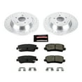thumbnail image 3 of PowerStop Rear Z23 Evolution Sport Carbon-Fiber Ceramic Brake Pad and Drilled & Slotted Rotor Kit Fits: FORD Select Models K6813, 3 of 10
