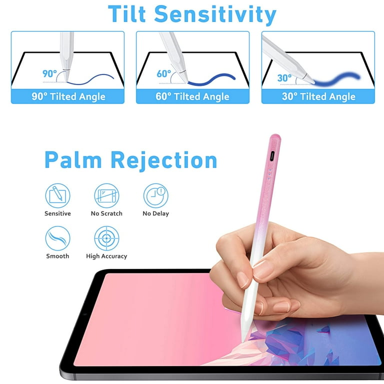 CAMPiR iPad Stylus Pen, Quick Charge, Palm Rejection, Tilt Sensor 
