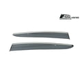 thumbnail image 6 of Extreme Online Store for 2019-Present Honda Insight Models | EOS Visors Mugen Clip-On Style JDM Smoke Tinted Chrome Trim Side Window Deflectors Rain Guard, 6 of 12