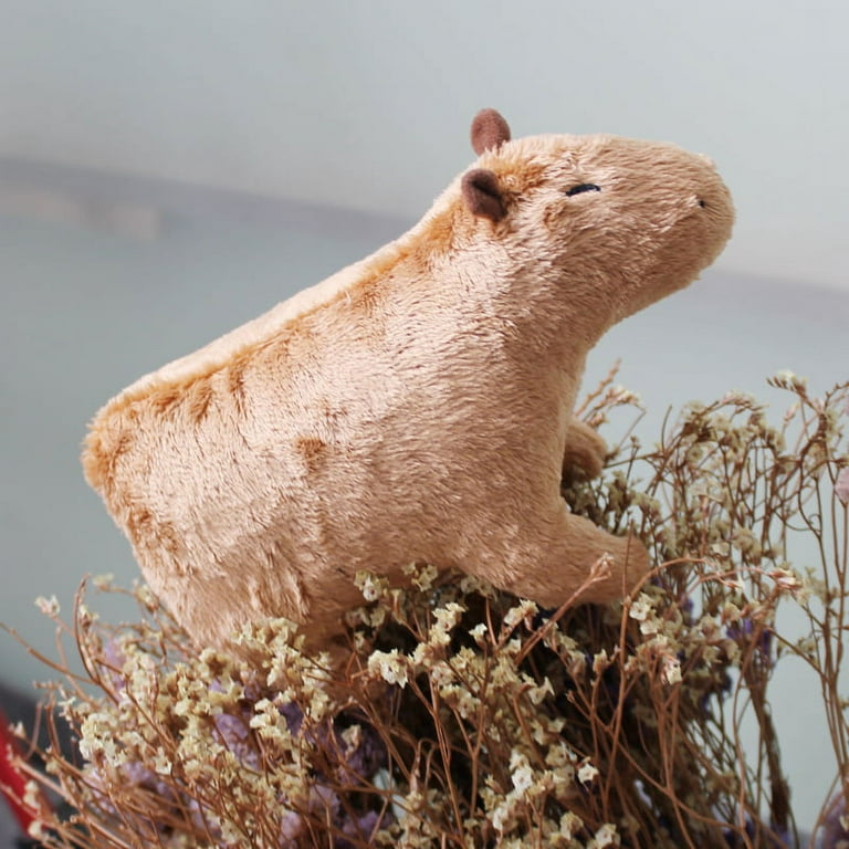 Simulation Capybara Plush Toy Cute Capybara Stuffed Animal Doll Birthday Gift