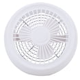 thumbnail image 2 of Mini ventilador de escritorio portátil, recargable por USB, funcionamiento silencioso, color blanco, 2 of 8
