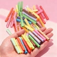 thumbnail image 3 of Uxcell Mini Vintage Message Paper Scrolls, 100Pcs Valentine Message Paper Lucky Wish Paper Roll for Party Birthday, Dark Purple, 3 of 6