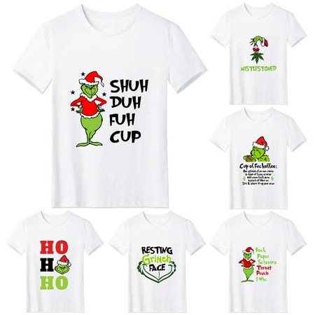 

MLFU Christmas Men s and Big Men s Crewneck T-Shirts Eversoft Tops For Men