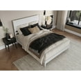 thumbnail image 3 of AFI Pasadena Queen Solid Wood Low Profile Platform Bed, White, 3 of 12