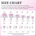 thumbnail image 3 of 120pcs Pink French Short Fake Toenails,Acrylic Full Cover False Nails Box Kit Including 11 Different Sizes,Nails Tips Glue on Toe Nails Gift for Women Girls Valentine's Holiday Office Daily, 3 of 3
