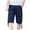 Navy, variant on Turilly Plus Size Shorts for Men Workwear Shorts Slim Fit Pocket Zipper Straight Pants Casual Sports Shorts Shorts