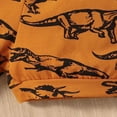 thumbnail image 4 of Coerni Toddler Baby Boys 2 piece Dinosaur Print Vest Top Drawstring Shorts Sets Summer Casual Clothes for 3 M-4 Y Hawaii Holiday Set, 4 of 5