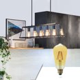 thumbnail image 2 of Paquete de 6 Focos Led Vintage Atenuable consume 6W ilumina 50W Amber 600LM 120-240V E-27 Yk Lighting YKFILCITY2-2 / Vintage, 2 of 5