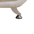 thumbnail image 3 of Trumanpick Leather Single Sofa Chair, Modern Comfy Sofa Couch for Living Room, Bedroom, White, 3 of 6