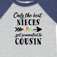 thumbnail image 4 of Inktastic Only the Best Nieces Get Promoted to Cousin Boys or Girls Baby Bodysuit, 4 of 5