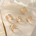 thumbnail image 4 of Cheers.US 1 Set Hoop Earring Ear Cuff Earrings Non-Piercing Cartilage Cuff Earrings Cuffs Earrings for Women for Daily Wear, 4 of 8