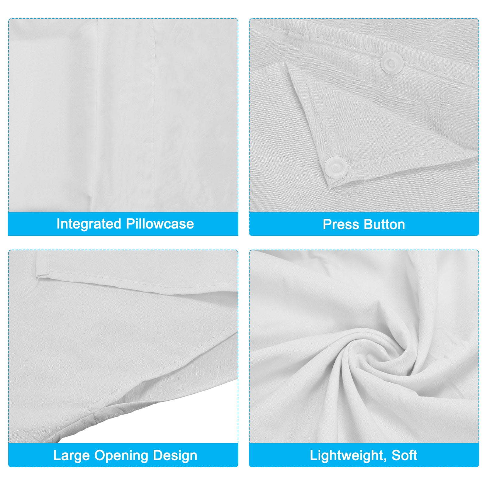 Uxcell 82.6x63 inch Sleeping Bag Liner Travel Hotel Camping Sleep Sheet Sack Set for Backpacking Silver