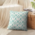 thumbnail image 3 of LALILO Throw Pillow Covers Vintage Wavy Lines Elegant Mesh Lace Net Cushion Cover 18" x 18", 2 Pack, 3 of 6