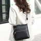 thumbnail image 4 of Bolso Retro Cuero Genuino Con Bolso Bandolera Con Bolso Ocio para Mujer (negro), 4 of 9