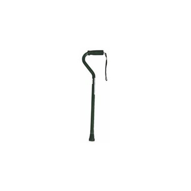 New Medline MDS86420 Fashion Cane, Offset Handle, Foam Handle, Aluminum