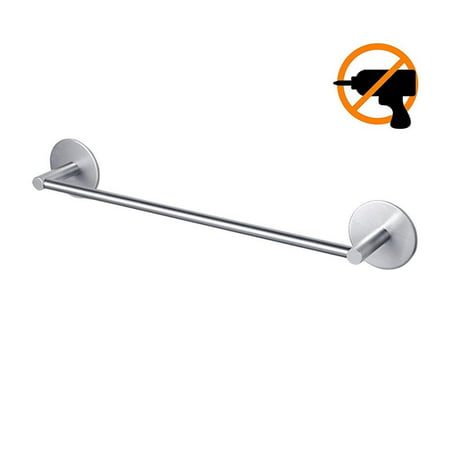 3M Self Adhesive Towel Bar Wall Mounted Brushed 304 Stainless Steel Towel Hanger for Bathroom
