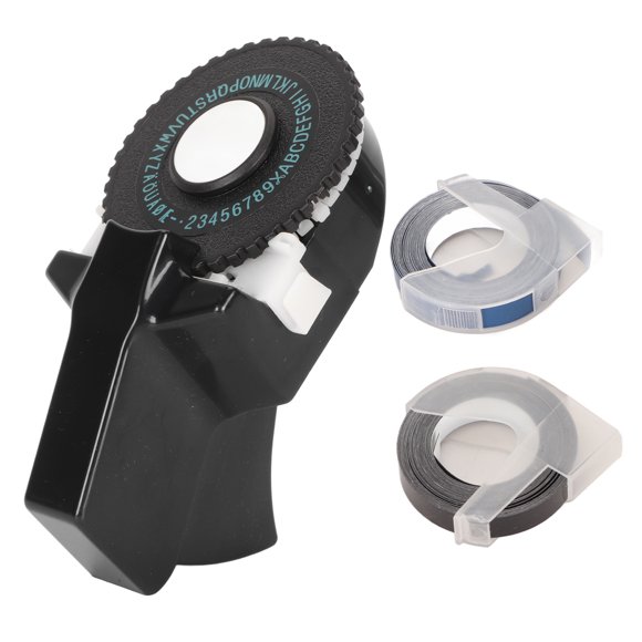 Embossing Label Maker,Embossing Label Maker Inkless Label Making Embosser Manual Embossing Label Writer Compact and Lightweight