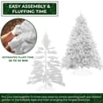 thumbnail image 3 of Árbol de Navidad Casafield abeto blanco 1,4 m con soporte de metal, 3 of 7