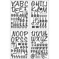 thumbnail image 2 of SEI 1.5 Inch Honey Iron-on Heat Transfer Poly Letters, Black, 2 of 4