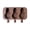 Brown, variant on Cute Silicone & Ice Maker, Snowman Ice Cube Mold, Easy Release Food-Grade Tray for Homemade Ice and Desserts