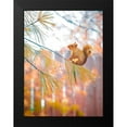 thumbnail image 2 of Love Grams 11x14 Black Modern Framed Museum Art Print Titled - Squirrel Bokeh, 2 of 5