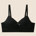 thumbnail image 2 of Girls' Training Bras Girls' T-Shirt Wireless Training Bra with Adjustable Straps, Soft & Comfortable Teen Girls Underwear Bralette Black 14Y, 2 of 8