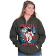 thumbnail image 3 of Cool Kanji Street Fighter Retro Ryu Zip Up Hoodie Men's Women's Brisco Brands S, 3 of 6