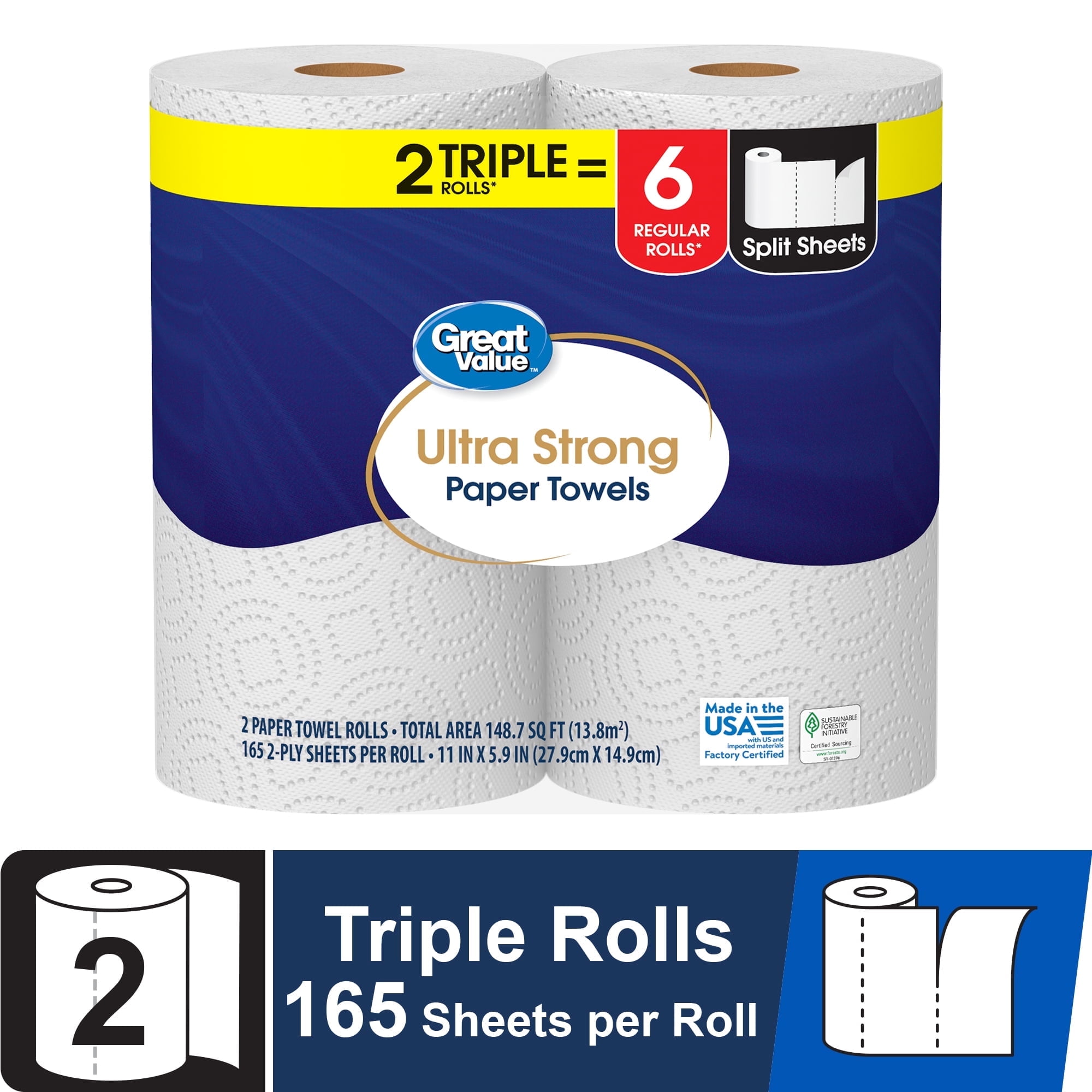 Tork 192127 Wiper Plus 100 Sheets Per Case Paper Towels with