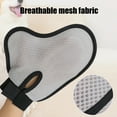 thumbnail image 6 of Nebwoak Dog Deshedding Gloves, Pet Grooming Gloves with Silicone Teeth, Easy Clean Breathable Mesh, Ergonomic No-Slip Wrist for Dogs Cats Shedding Season Home Care, 6 of 6