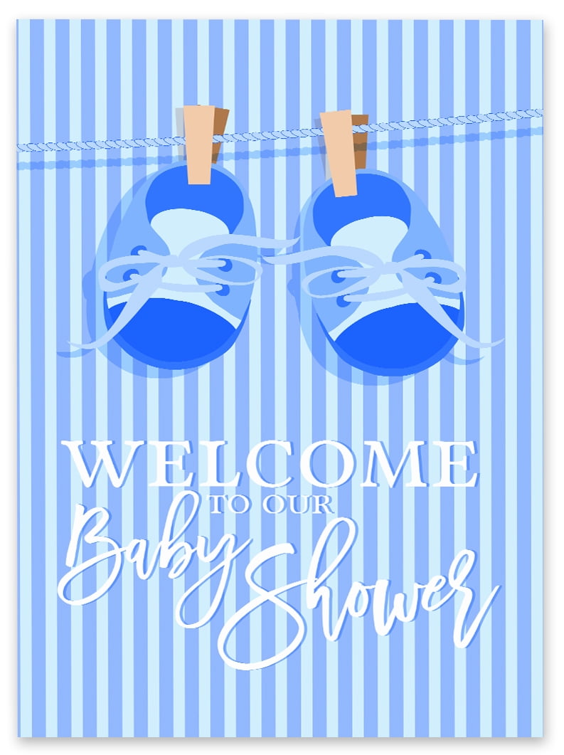 Darling Souvenir MADE WITH LOVE Baby Shower Sign/ Banner, Baby