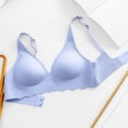 thumbnail image 5 of YHAJDS Women's Comfort Wireless Bra Ribbed Seamless Solid Color Push Up, 5 of 5