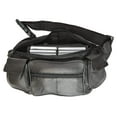 thumbnail image 4 of Genuine Lambskin Leather Pouch Jumbo Size Fanny Bag by Marshal Wallet, 4 of 7