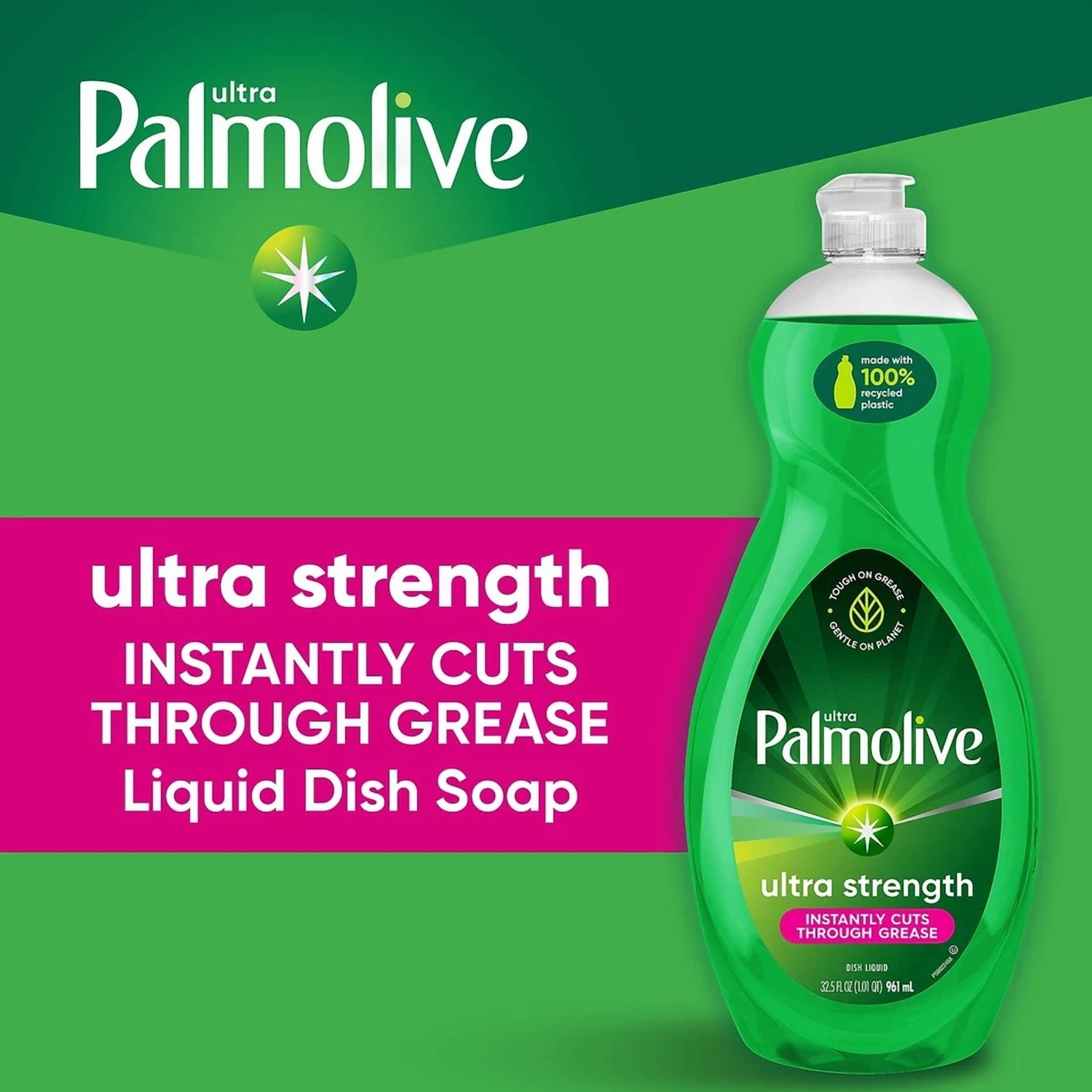 BUTTERFLY- Palmolive Ultra Strength Dishwashing Liquid Original Scent 32.5 Oz. 2521723