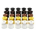thumbnail image 1 of 5pcs Vintage Small Ceramic Cable Clamp Insulator For High Voltage Power Transmission Good Quality Porcelain Spool Insulators, 1 of 5