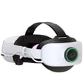 thumbnail image 1 of BUSQUEDA Elite Strap with Battery for Oculus Quest 2 8000mAh Extend 7hrs PlaytimeFast Charging VR PowerCounter Balance&Adjustable Head Strap for Enhanced Support and Comfort in VR, 1 of 5