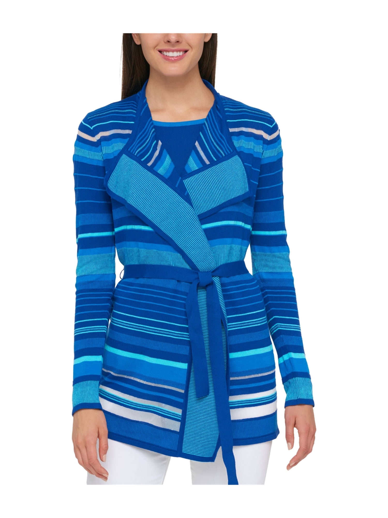 belted cardigan sweater