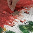 thumbnail image 5 of Ambesonne Christmas Jigsaw Puzzle Durable Cardboard, Xmas Theme, 1000 pcs, Red Green White, 5 of 6