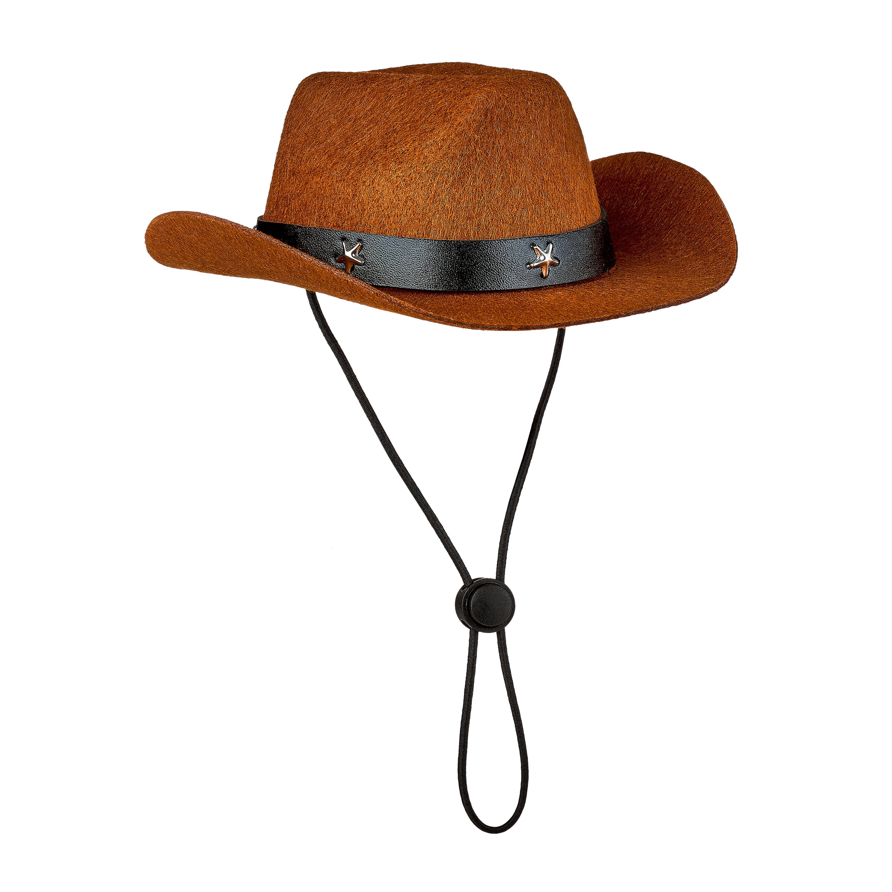 Vibrant Life Halloween Cowboy Hat Costume for Dogs, Brown, Medium/Large