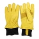 thumbnail image 3 of 2 Piezas Guantes de Trabajo de Invierno Guantes para Clima Frío Guantes Térmicos Gruesos Resistentes al Desgaste de Cuero PU para Limpieza de, 3 of 8