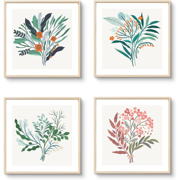 Kids Wall Art Prints Nursery Baby Room Decor Animal Paradise Wall Posters Aesthetic Cute Wall Pictures for Boy Girl Bedroom Bathroom Dorm